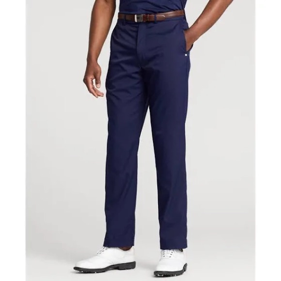 RLX Golf Ralph Lauren Mens Classic Fit Navy Polyester Golf Pant 38/34 - Picture 1 of 7